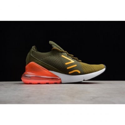 Nike Air Max 270 Flyknit Army Yeşil / Koyu Yeşil Koşu Ayakkabısı Türkiye - YLRWSVYL